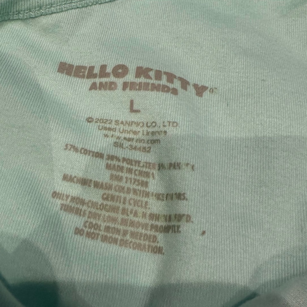 Sanrio Hello Kitty & Friends Better Together One Shoulder Ruched Tank Top Large - Picture 11 of 11